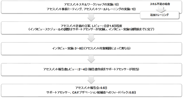 共同アセスメントの流れ